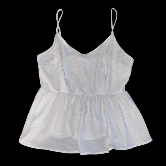 Monteau - Spaghetti Strap Ruffle Tank Top - Picture 2 of 4